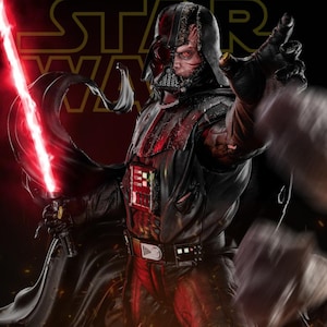 Wybraniec – Darth Vader | Statua Mrocznego Lorda Sithów w formacie STL | Model do druku 3D | Plik cyfrowy STL