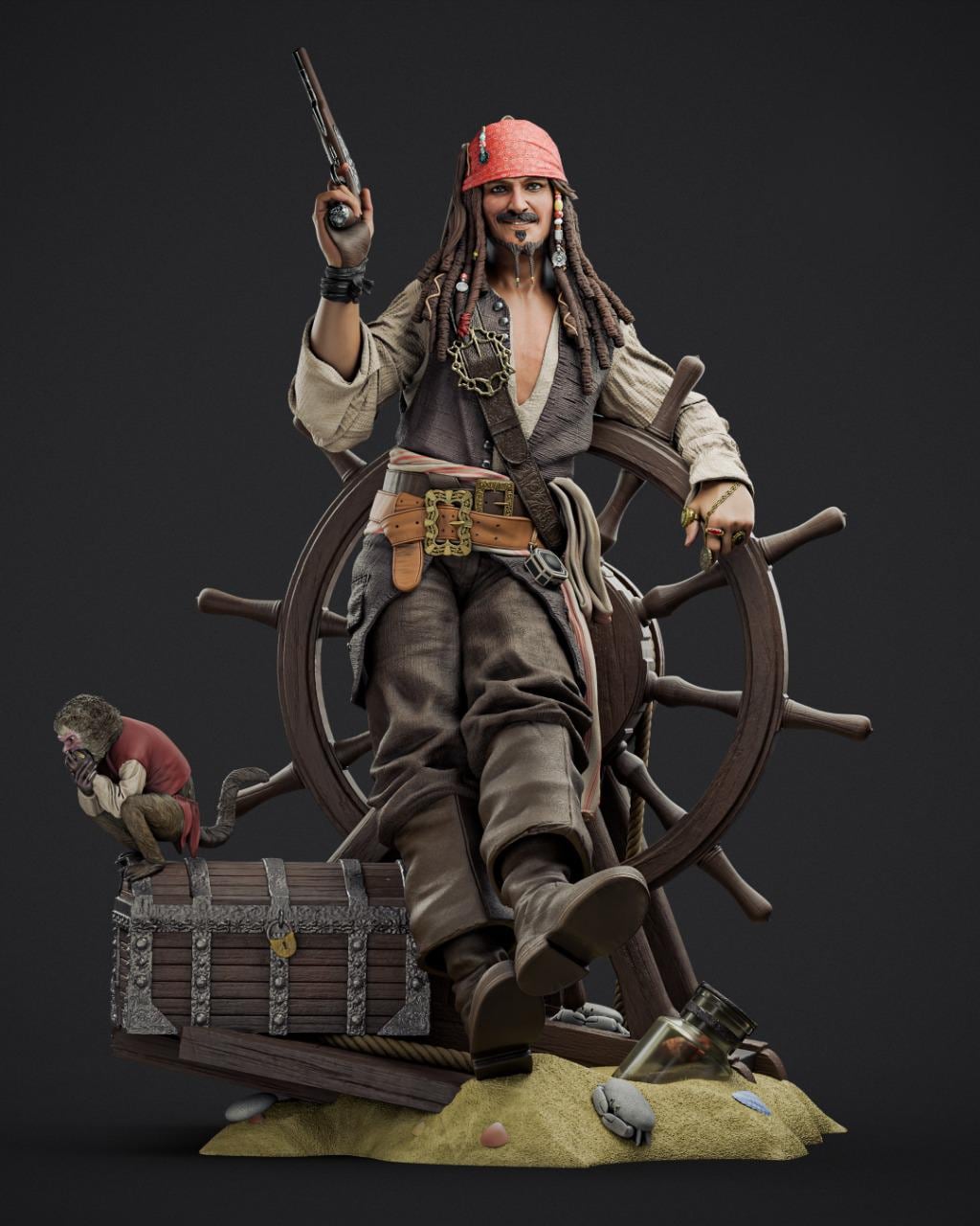 Davy jones figure - Etsy 日本