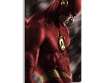 The-Flash superhero Painting On Canvas Wall Art Poster Picture Print Living Room Walls Decor Home Posters