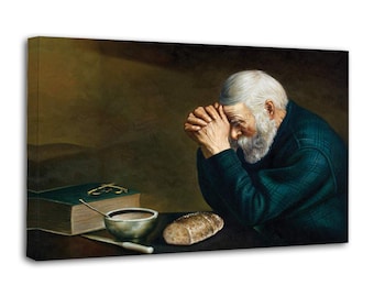 Cuadro de Eric Enstrom, "Grace: Manos Orando", Póster decorativo para pared, ideal para sala de estar o decoración del hogar.