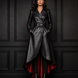 satin trench coat dress Galvan Satin Trench Coat