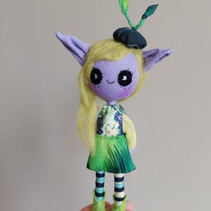 Goblin Elf Doll Handmade Artdoll Fantasy Pixie Fairytail Special Character Doll  Art Figurine OOAK Collectible doll Gift Decor Fun Cute
