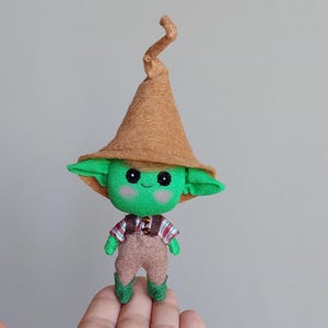 Goblin Elf Doll Handmade Artdoll Fantasy Pixie Fairytail Special Character Doll  Art Figurine OOAK Collectible doll Gift Decor Fun Cute
