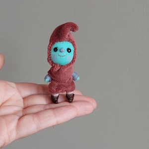 Miniature Leprechaun Gnome Goblin Elf Doll Handmade  Fantasy Pixie Fairytail Special Doll  Art Figurine OOAK Collectible Gift Decor Fun