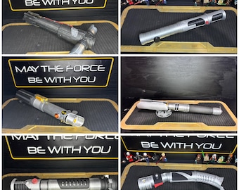 Display lightsaber with mount