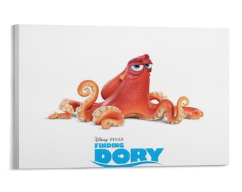 Movie entdeckt Dory - Hank Octopus Leinwand Kunst Malerei Wand Dekor Kunstwerk Print Poster