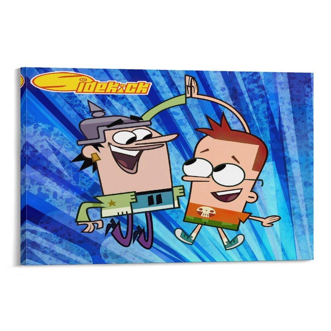Cartoon Network Sidekick Punch Time Explosion Comics Canvas Painting ...
