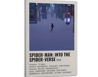 In The SPIDER VERSE Movie Leinwand Kunst Malerei Wand Dekor Kunstwerk Druck Poster Wohnzimmer