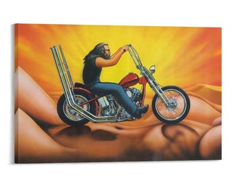 Center Of The Palm EasyRiders David Mann Leinwand Kunst Malerei Wand Dekor Kunstwerk Print Poster