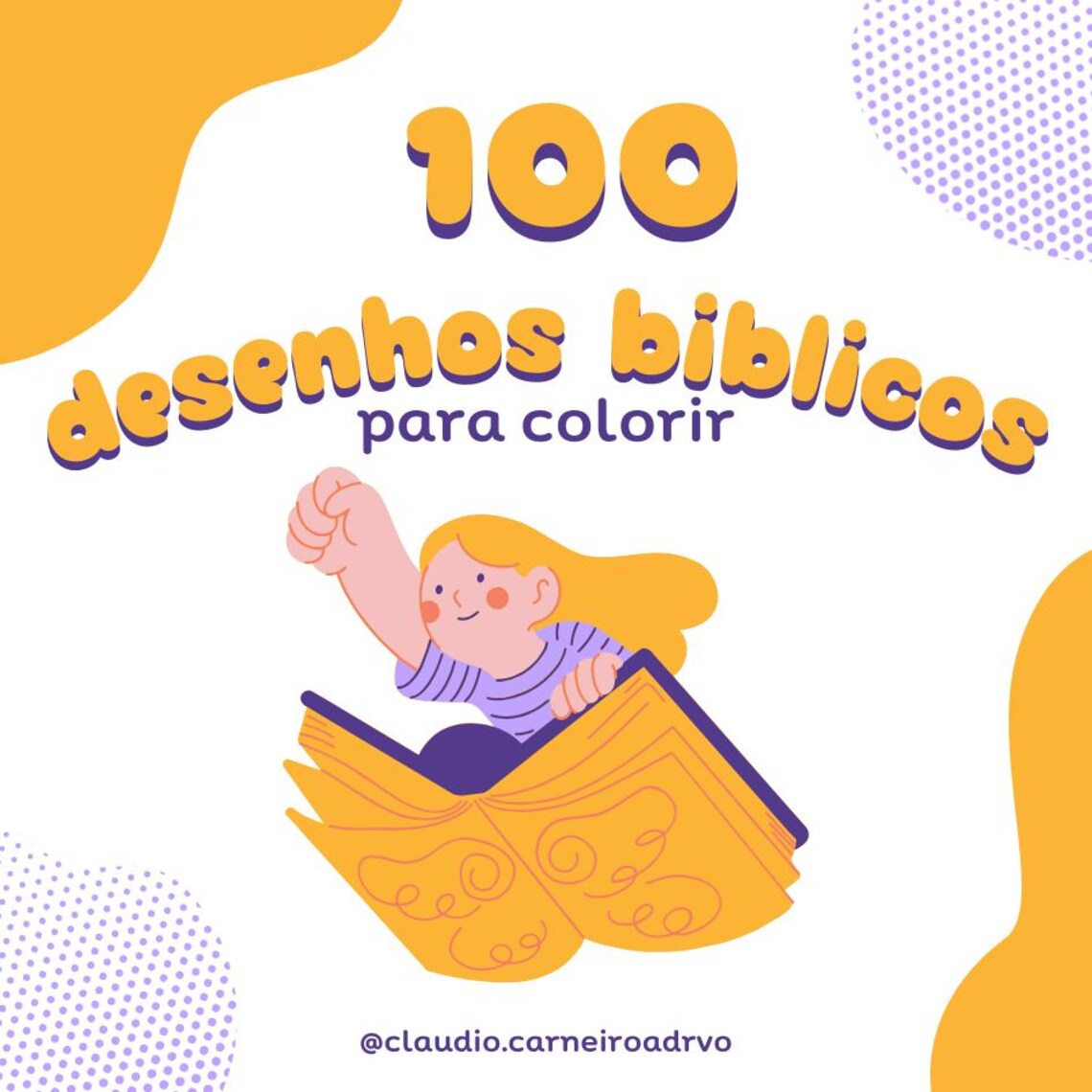 100 Desenhos Bíblicos para Colorir | Livro Cristão Infantil em PDF ...