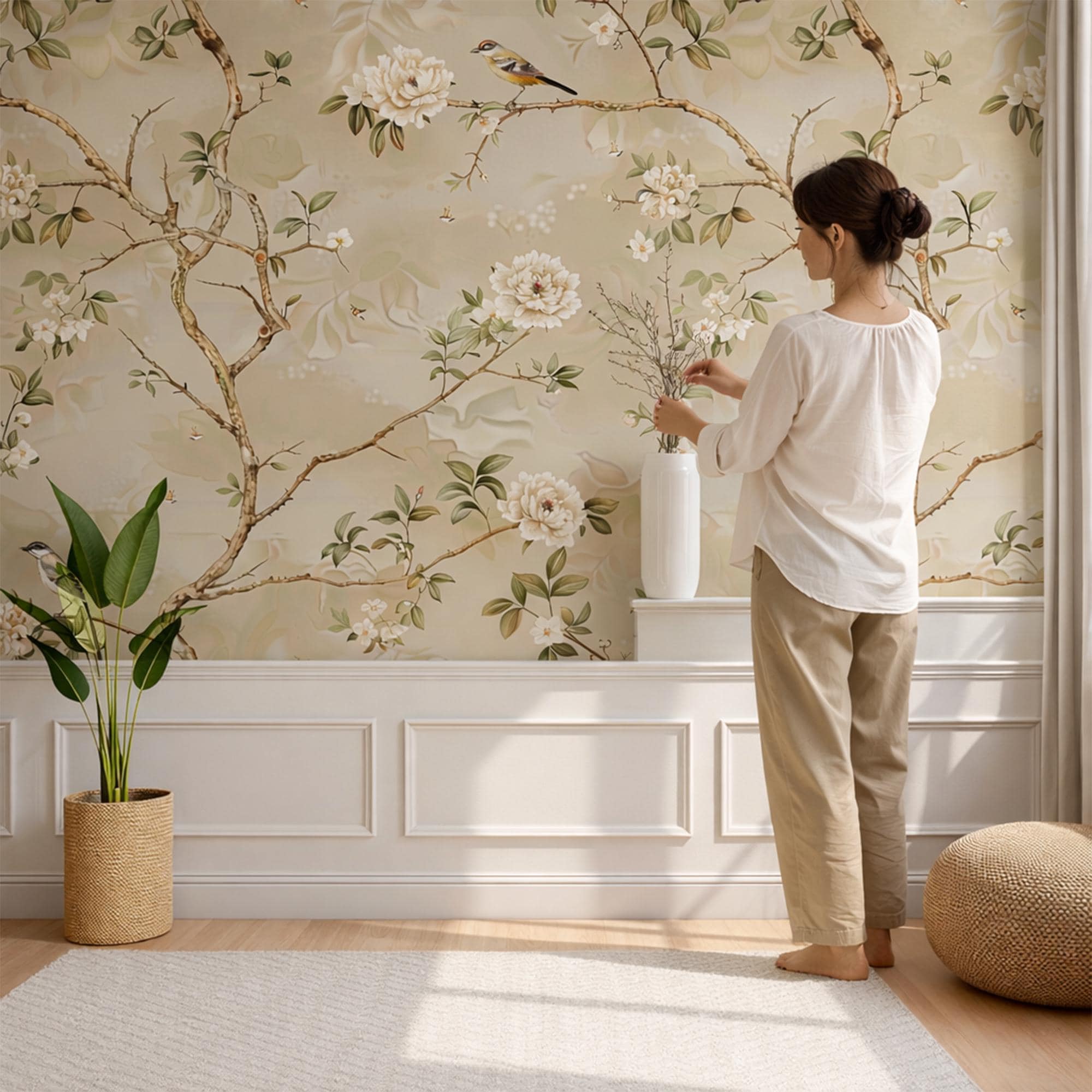 Chinoiserie panel gold - Etsy 日本