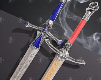Rellana's Twin Blades Life Size Metal Replica, Elden Ring Swords, Cosplay Prop , Gaming Sword, Gift for her