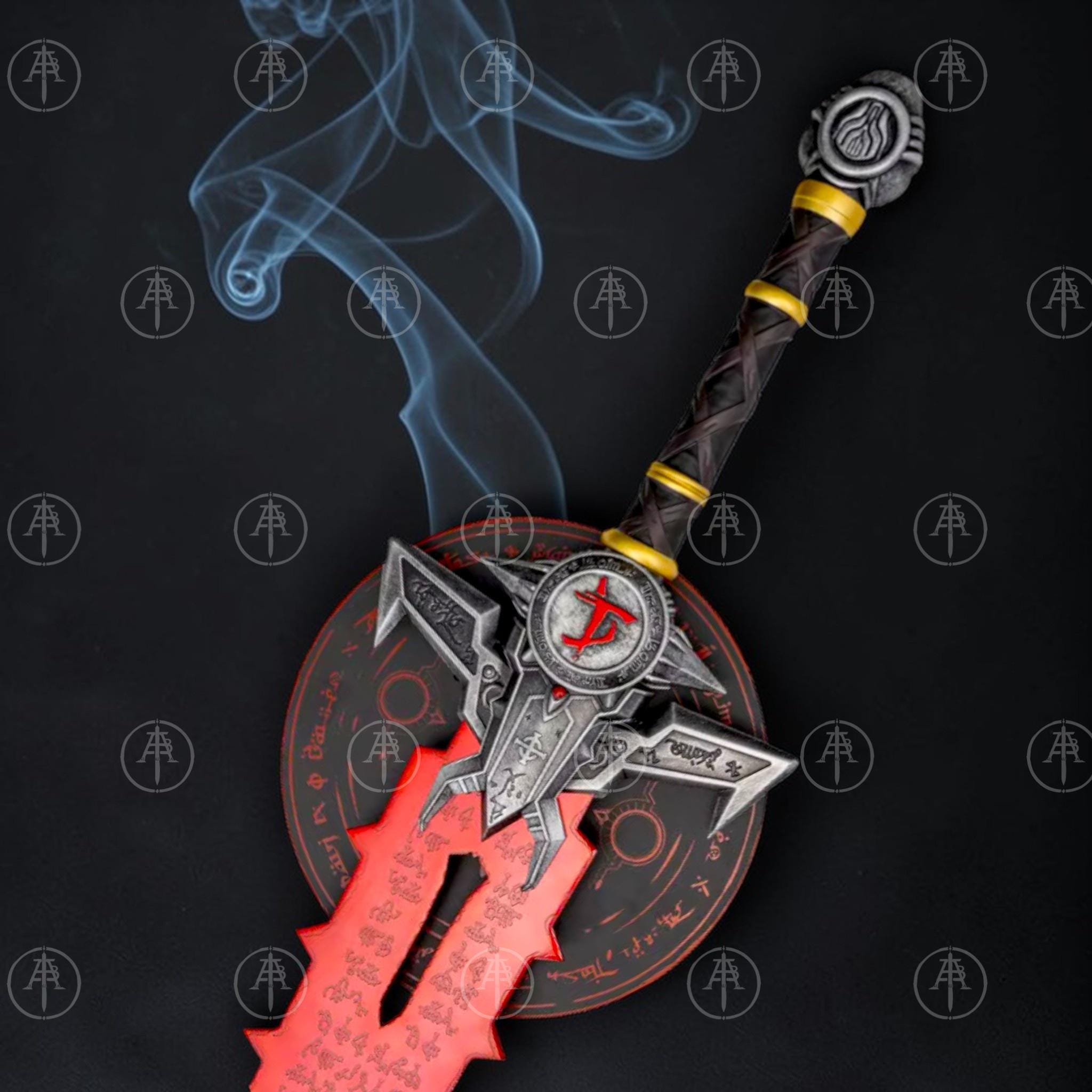Doom Eternal Crucible Sword Keyring – Metal Gift For FPS Game Fans