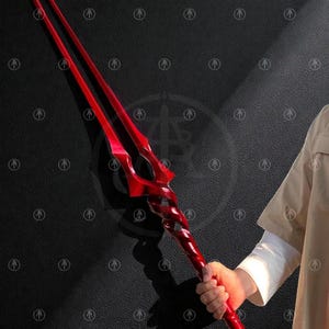 Handmade 83 Inch Spear of Longinus EVA Replica | Aluminum Alloy Cosplay Prop | Evangelion Anime Weapon