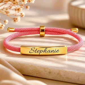 Namensarmbänder, personalisierte Schmuckgeschenke für Sie, verstellbares Namensarmband, Geschenk für Mädchen, Geschenk für Frauen
