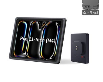 Estuche de carga magnética PoE Emonita A11 para iPad Pro de 11 pulgadas (M4), carga rápida de 18 W, montaje en pared