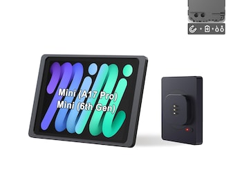 Estuche de carga magnético de pared Emonita A6 AC para iPad Mini 6 (A17 Pro), carga rápida de 18 W