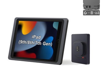 Estuche de carga magnética Emonita A7 AC para iPad de 9.ª, 8.ª y 7.ª generación, soporte de carga rápida de 18 W