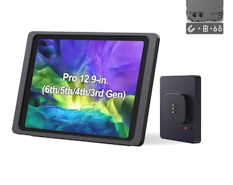 Estuche de carga magnético de pared Emonita A10 AC para iPad Pro de 12,9 pulgadas (6.ª a 3.ª generación)