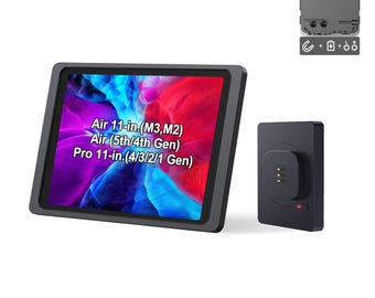 Estuche de carga magnético de pared Emonita A9 PoE para iPad Air Pro de 11 pulgadas, carga rápida PoE