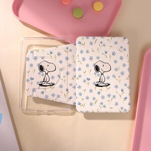 Floral Puppy Removable MagSafe Case For Kindle 8/10/11/12th, PaperWhite 10/11/12th, Colorsoft, 6" 6.8" 7", Personalized Gift For Reader