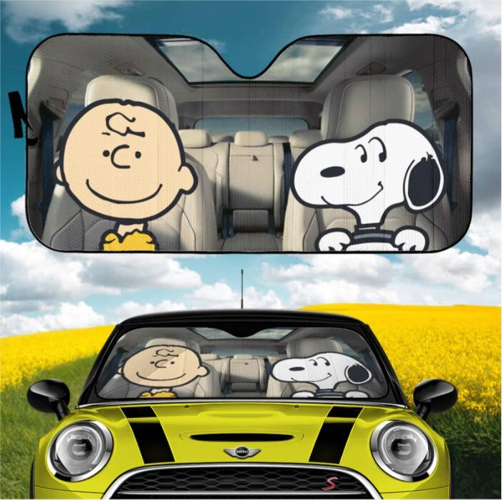 Funny Snoopy Car Sun Shades