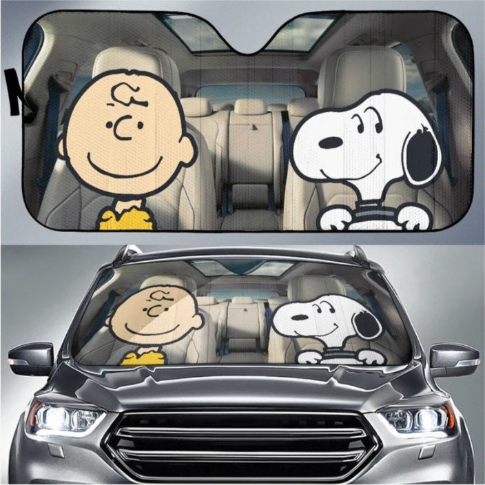 Funny Snoopy Car Sun Shades
