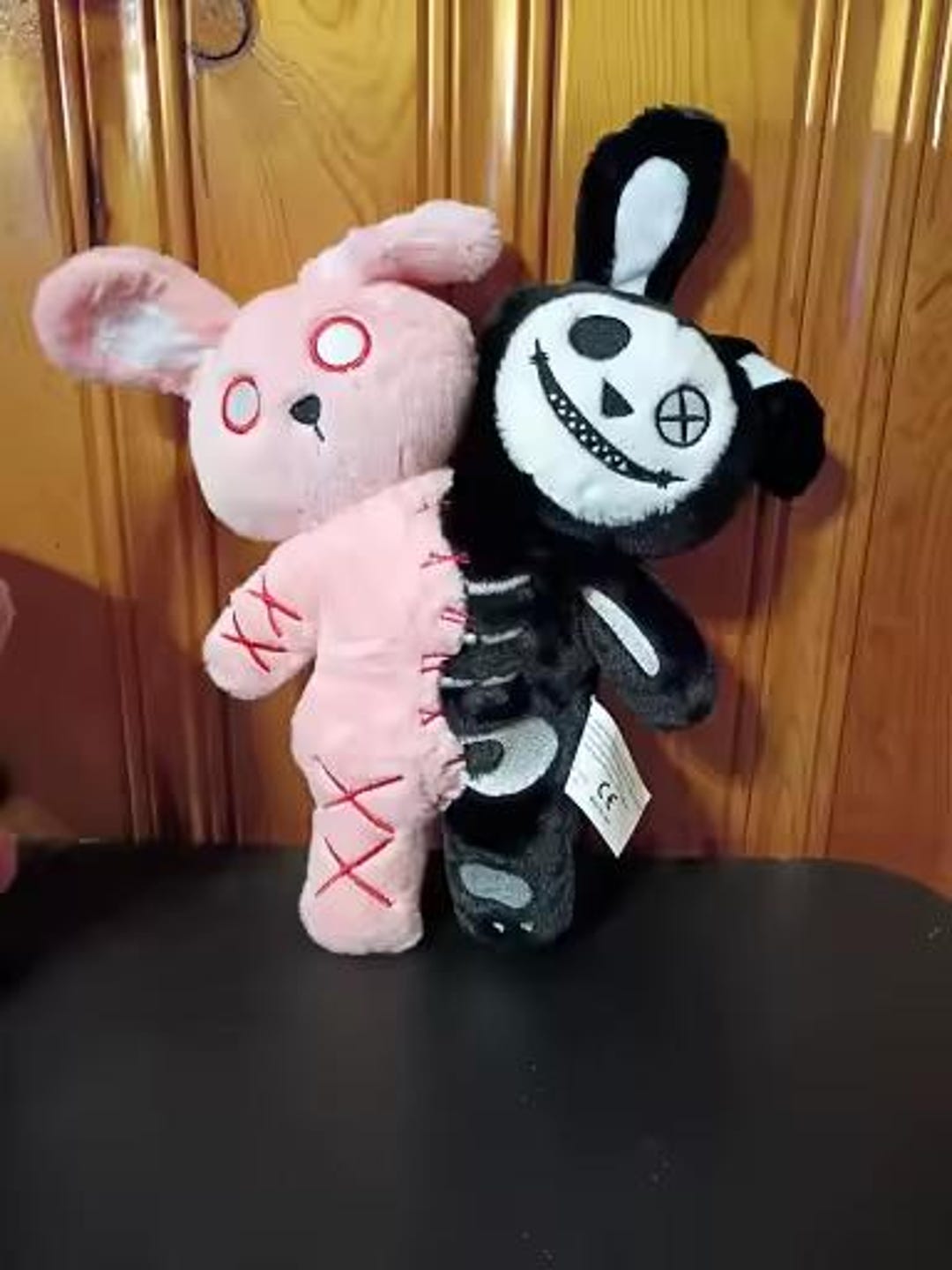Creative Terrifying-gothic Cosplay Double-headed Rabbit - Etsy