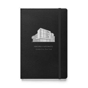 Adelphi University Graduation Gift | Line Art Hardcover Journal | Garden City NY College Alumni Notebook