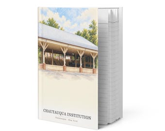 Chautauqua Institution Watercolor Hardcover Journal | Chautauqua, NY Notebook | Travel Gift