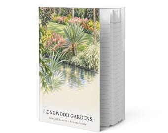 Longwood Gardens Watercolor Hardcover Journal | Kennett Square, PA Notebook | Travel Gift