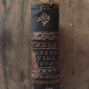 1762 San Francisco de Sales Antique Religious Book – Spanish Edition