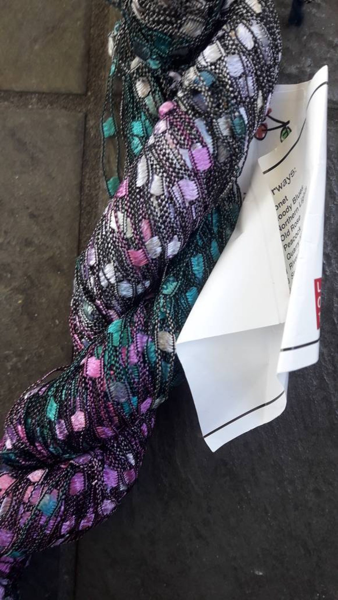 Cherry Tree Hill Yarn Zebra Windsong Novelty Yarn Etsy