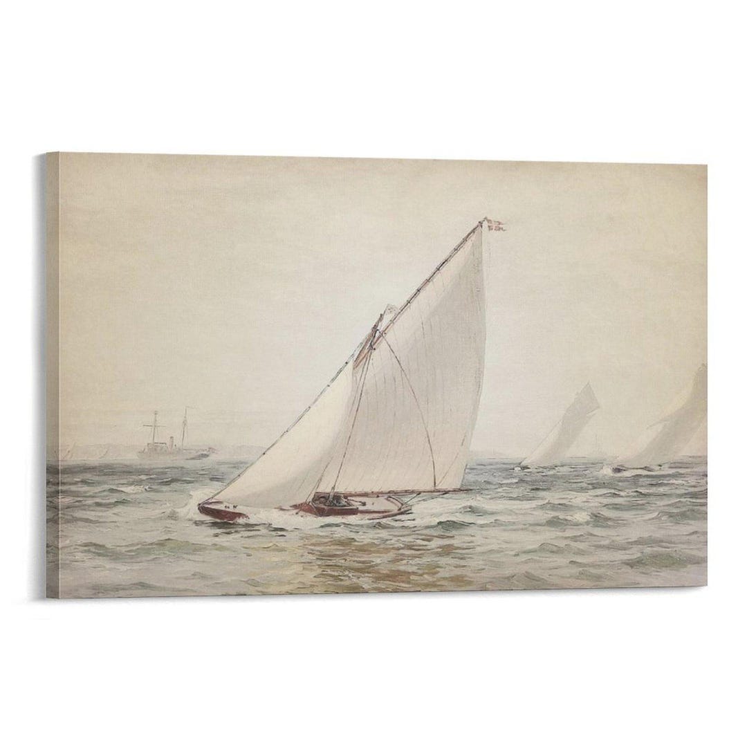 Vintage Sailing Art Print 鈥?watercolor Sailing Boats, Nautical Wall ...