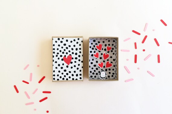 Box diorama message love little message box, Valentine's day, Valentine, love, gift Valentine's day, Valentine's day gift
