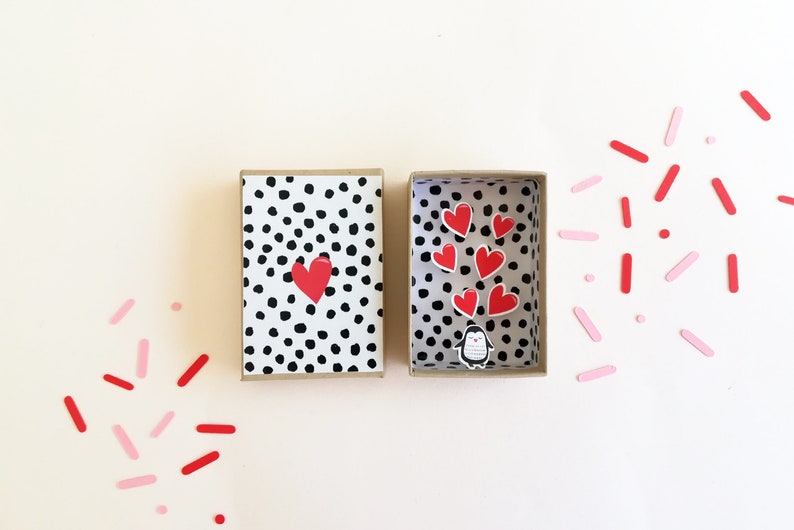 Boîte diorama message amour, petite boîte à message, Saint valentin, cadeau Valentine, Cadeau amour, Cadeau Saint valentin, Valentin image 1