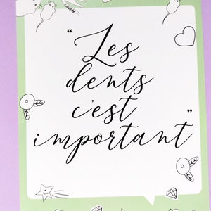 Kit Passage de la petite souris, dents de lait enfant, cadeau petite souris, cadeau sous oreiller, la petite souris, dents de lait image 5