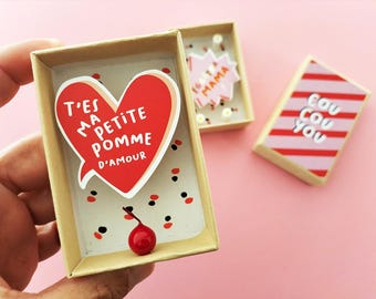 Diorama box love message, small message box, Valentine&#39;s Day, Valentine&#39;s Day gift, Love gift, Valentine&#39;s Day gift, Valentine