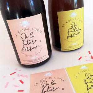 Beer label godmother godfather, godmother godfather request, godmother, do you want to be godmother, Godfather godmother announcement