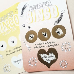 Scratch card game to customize, gift voucher, pregnancy announcement, marriage proposal, witness request, godmother request, sponsor request image 5