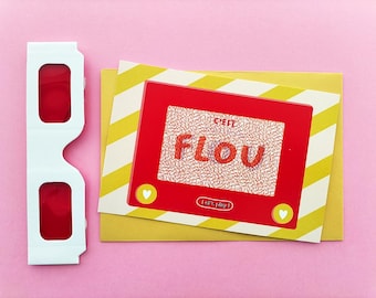 Carte jeu déclaration d'AMOUR