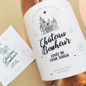 Personalized Wine Label to Announce your Pregnancy aunt uncle, aunt announcement, future aunt, future uncle, Pregnancy Announcement