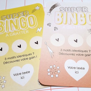 Scratch card game to customize, gift voucher, pregnancy announcement, marriage proposal, witness request, godmother request, sponsor request image 2