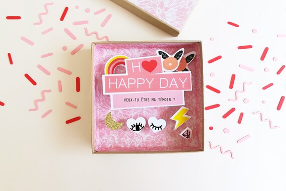 Will you be my bridesmaid message box - Ask bridesmaid - Gift bridesmaid - Wedding gift