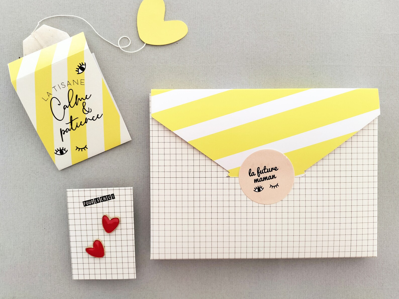 Kit de survie future maman ou papa cadeau grossesse bébé en | Etsy