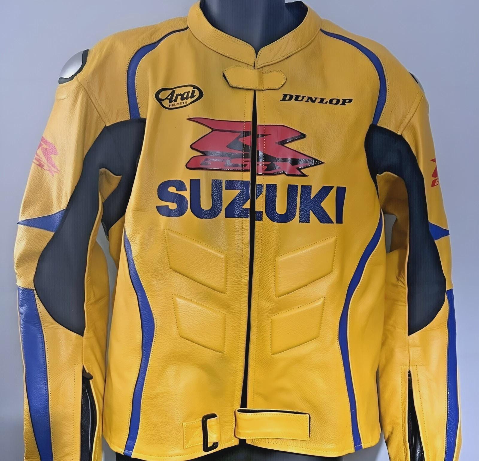 Vintage Suzuki Leather Jacket - Etsy