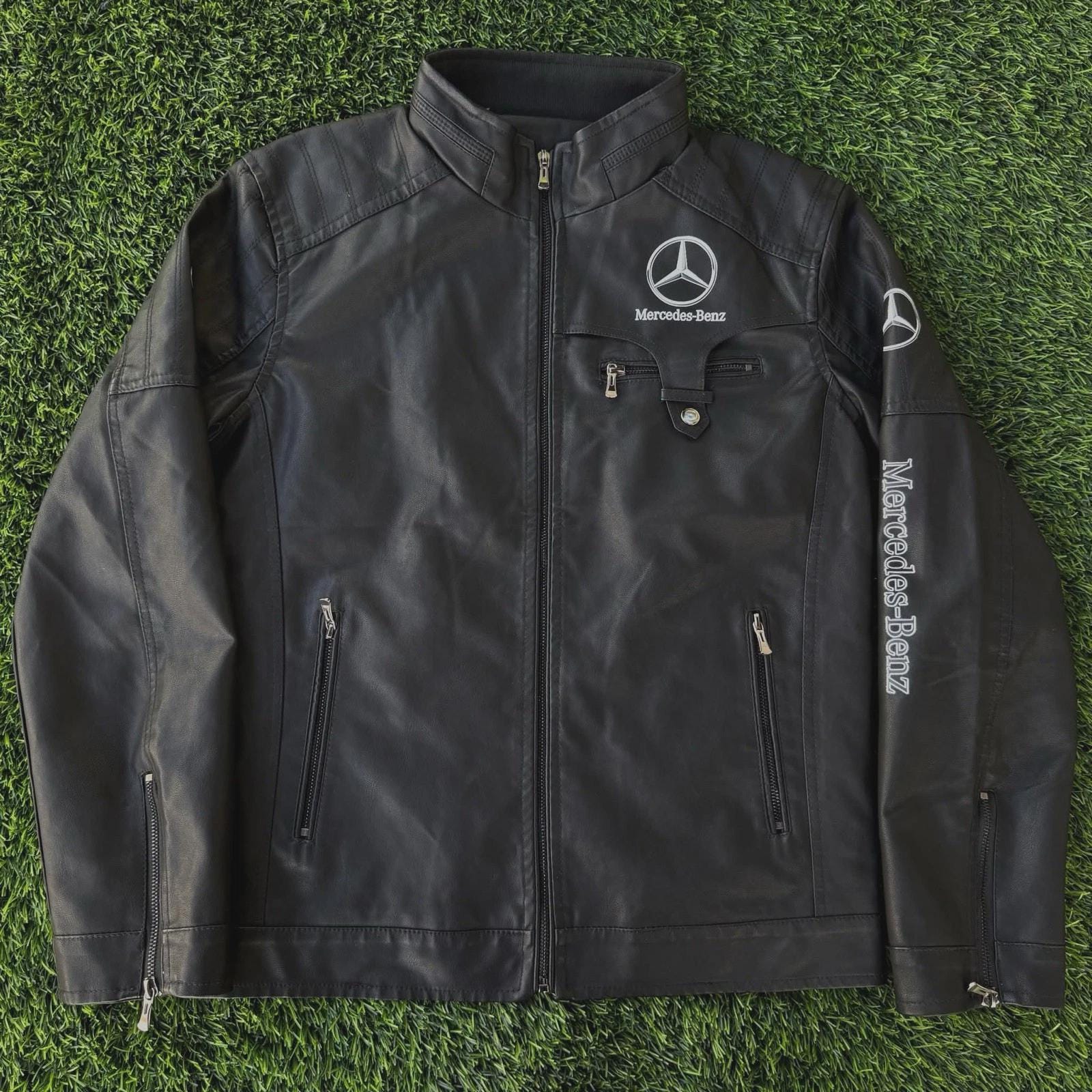 Mercedes Leather Jacket - Etsy