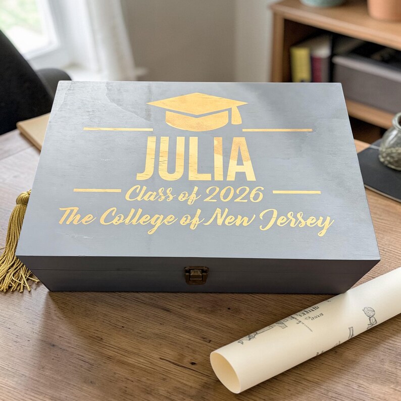 Graduation Memory Box, Personalized Gift Box, Graduation Gift Ideas ...