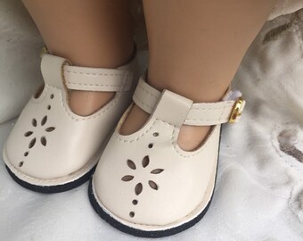 cream flower girl shoes