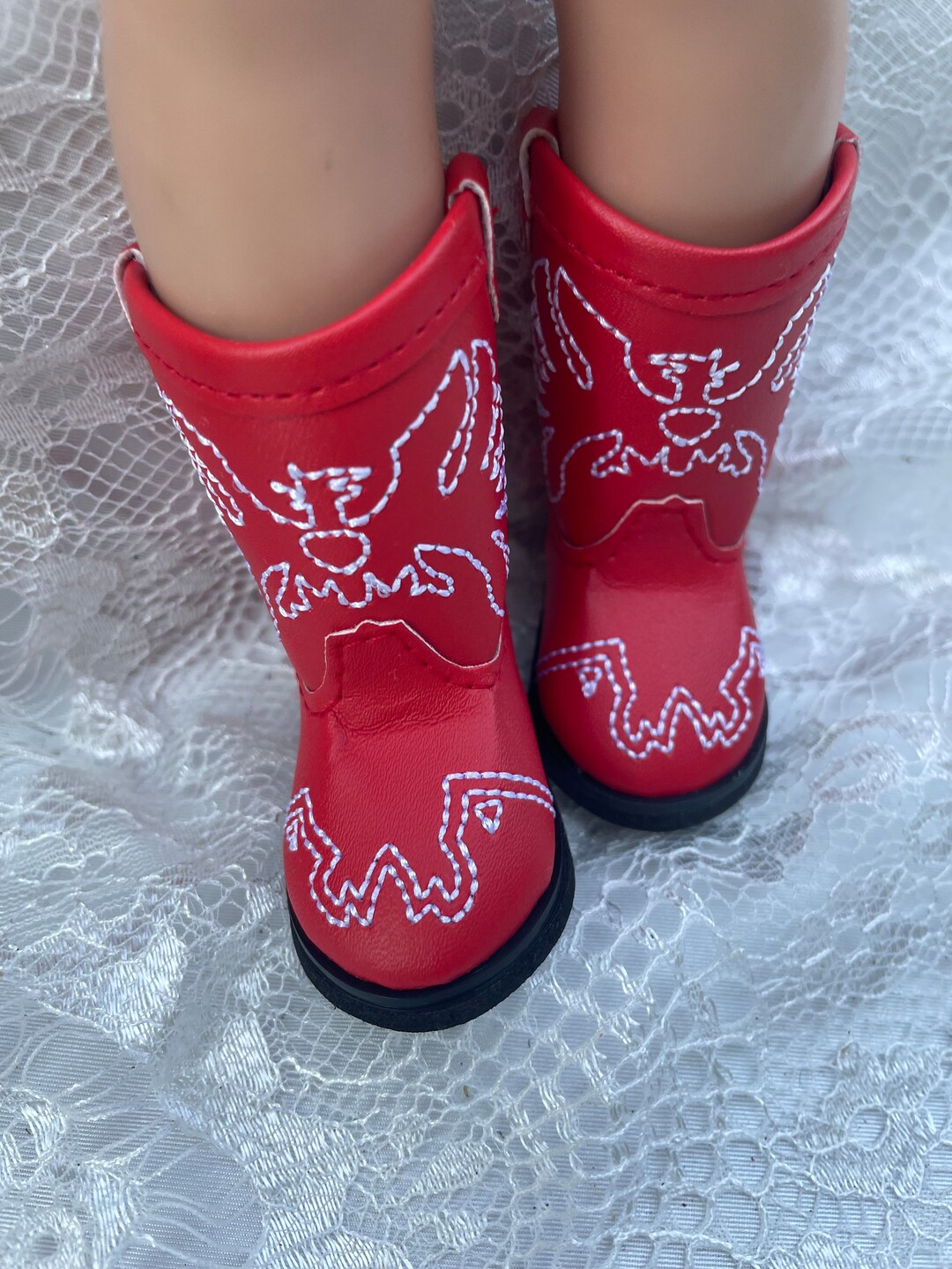 8 Pairs Doll Shoes For 14.5" American Girl Wellie Wishers Dolls - Includes Boots, Sandals, Sneakers & More